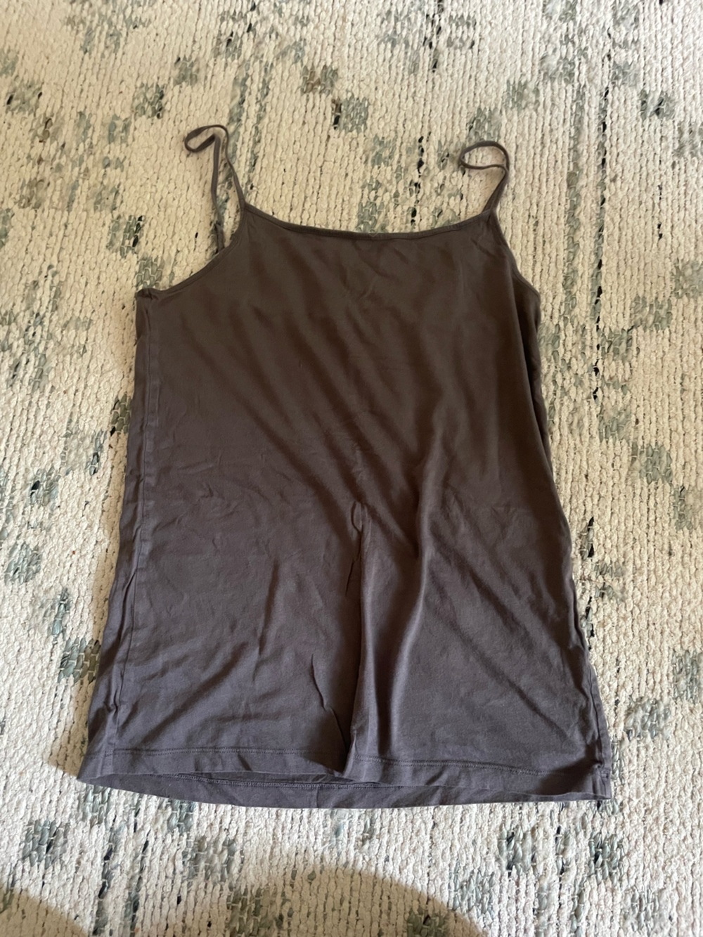 LOFT Dark Brown Spaghetti Strap Cami